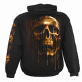 Black - Back - Spiral Direct Unisex Adult Dripping Gold Hoodie