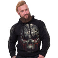 Black - Side - Spiral Direct Unisex Adult Death Bones Hoodie