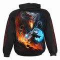 Black - Back - Spiral Direct Unisex Adult Infernal Duel Hoodie