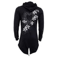 Black - Back - Spiral Direct Womens-Ladies Pure Of Heart Full Zip Hoodie