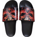 Black - Side - Spiral Direct Mens Skull Blast Sliders