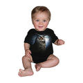 Black - Back - Spiral Direct Baby Night Wise Sleepsuit