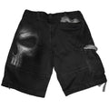 Black - Back - Spiral Direct Unisex Adult Shadow Master Cargo Shorts