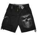 Black - Front - Spiral Direct Unisex Adult Shadow Master Cargo Shorts