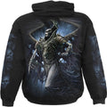 Black - Back - Spiral Direct Unisex Adult Winged Skeleton Hoodie