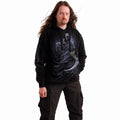 Black - Side - Spiral Direct Unisex Adult Double Death Hoodie