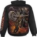 Black - Back - Spiral Direct Unisex Adult Bike Life Hoodie