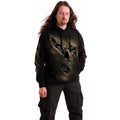 Black - Side - Spiral Direct Unisex Adult Thread Scare Hoodie