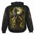 Black - Back - Spiral Direct Unisex Adult Oak Dragon Hoodie