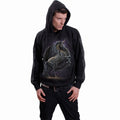 Black - Side - Spiral Direct Unisex Adult Celtic Unicorn Hoodie