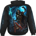 Black - Back - Spiral Direct Unisex Adult Dead Metal Hoodie