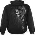 Black - Back - Spiral Direct Unisex Adult Death Forever Hoodie