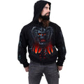 Black - Side - Spiral Direct Unisex Adult Death Embers Hoodie