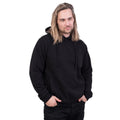 Black - Side - Spiral Direct Unisex Adult Metal Streetwear Plain Side Pocket Hoodie