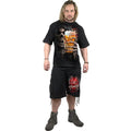 Black - Side - Spiral Direct Unisex Adult Live Loud Cargo Shorts