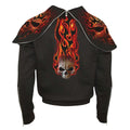 Black - Back - Spiral Direct Unisex Adult Skull Blast Hoodie