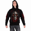 Black - Side - Spiral Direct Unisex Adult Cyber Death Hoodie