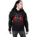 Black - Side - Spiral Direct Unisex Adult Baphomet Hoodie