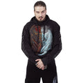 Black - Side - Spiral Direct Unisex Adult Divided Soul Hoodie