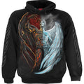 Black - Front - Spiral Direct Unisex Adult Divided Soul Hoodie