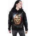 Black - Side - Spiral Direct Unisex Adult Carving Death Hoodie