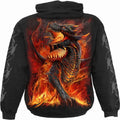 Black - Back - Spiral Direct Unisex Adult Draconis Hoodie