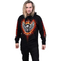 Black - Side - Spiral Direct Unisex Adult Speed Freak Hoodie