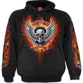 Black - Front - Spiral Direct Unisex Adult Speed Freak Hoodie