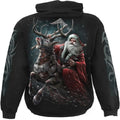 Black - Back - Spiral Direct Unisex Adult Sleigher Hoodie