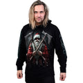 Black - Side - Spiral Direct Unisex Adult Sleigher Hoodie