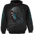 Black - Front - Spiral Direct Unisex Adult Midnight Blues Hoodie