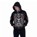 Black - Side - Spiral Direct Unisex Adult Reaper´s Door Hoodie