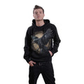 Black - Side - Spiral Direct Unisex Adult Raven Wise Hoodie