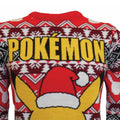 Multicoloured - Back - Pokemon Unisex Adult Pikachu Knitted Jumper