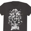 Black - Back - Marvel Comics Unisex Adult Full Team T-Shirt