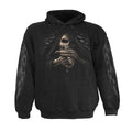 Black - Front - Spiral Direct Unisex Adult Bone Finger Hoodie