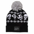 Black - Front - Corpse Bride Unisex Adult Skeleton Band Snow Beanie