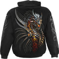 Black - Back - Spiral Direct Unisex Adult Razor Back Hoodie