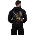 Black - Side - Spiral Direct Unisex Adult Razor Back Hoodie