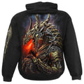 Black - Back - Spiral Direct Unisex Adult Dragon Cogs Hoodie