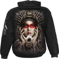 Black - Back - Spiral Direct Unisex Adult Cry Of The Wolf Hoodie