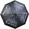 Black - Back - Spiral Direct In Goth We Trust Folding Umbrella