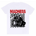 White - Front - Madness Unisex Adult OSB Check T-Shirt