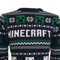 Multicoloured - Back - Minecraft Unisex Adult Patterned Knitted Christmas Jumper