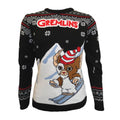 Multicoloured - Front - Gremlins Unisex Adult Gizmo Gang Knitted Cardigan