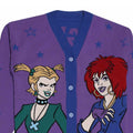 Black - Back - Hex Girls Unisex Adult Knitted Cardigan