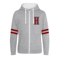 Grey - Front - Harry Potter Unisex Adult Hogwarts Alumni Full Zip Hoodie