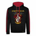 Black-Red - Front - Harry Potter Unisex Adult Property of Gryffindor Contrast Hoodie