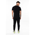 Black - Side - Hype Mens Scribble Logo T-Shirt