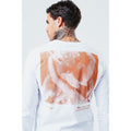 White-Orange - Lifestyle - Hype Mens Statue Long-Sleeved T-Shirt